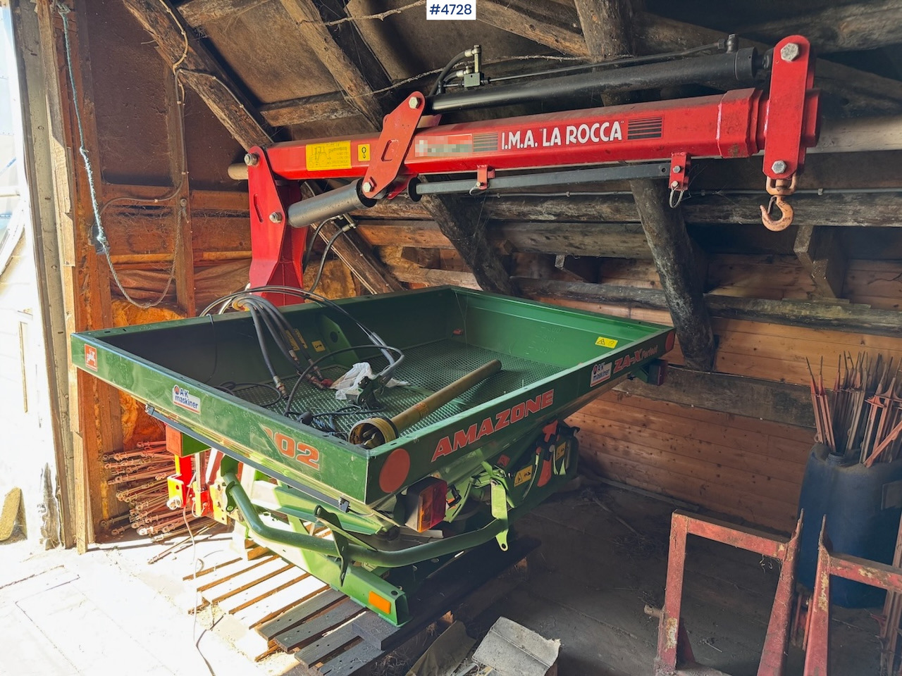 2009 Amazone ZA-X 902 Fertilizer spreader with crane - Otros: foto 5 2009 Amazone ZA-X 902 Fertilizer spreader with crane - Otros: foto 5