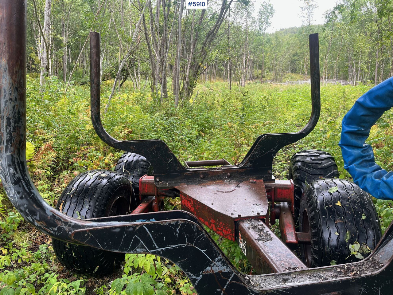 Remolque maderero Restored Igland 23-62 timber trailer with crane!: foto 8