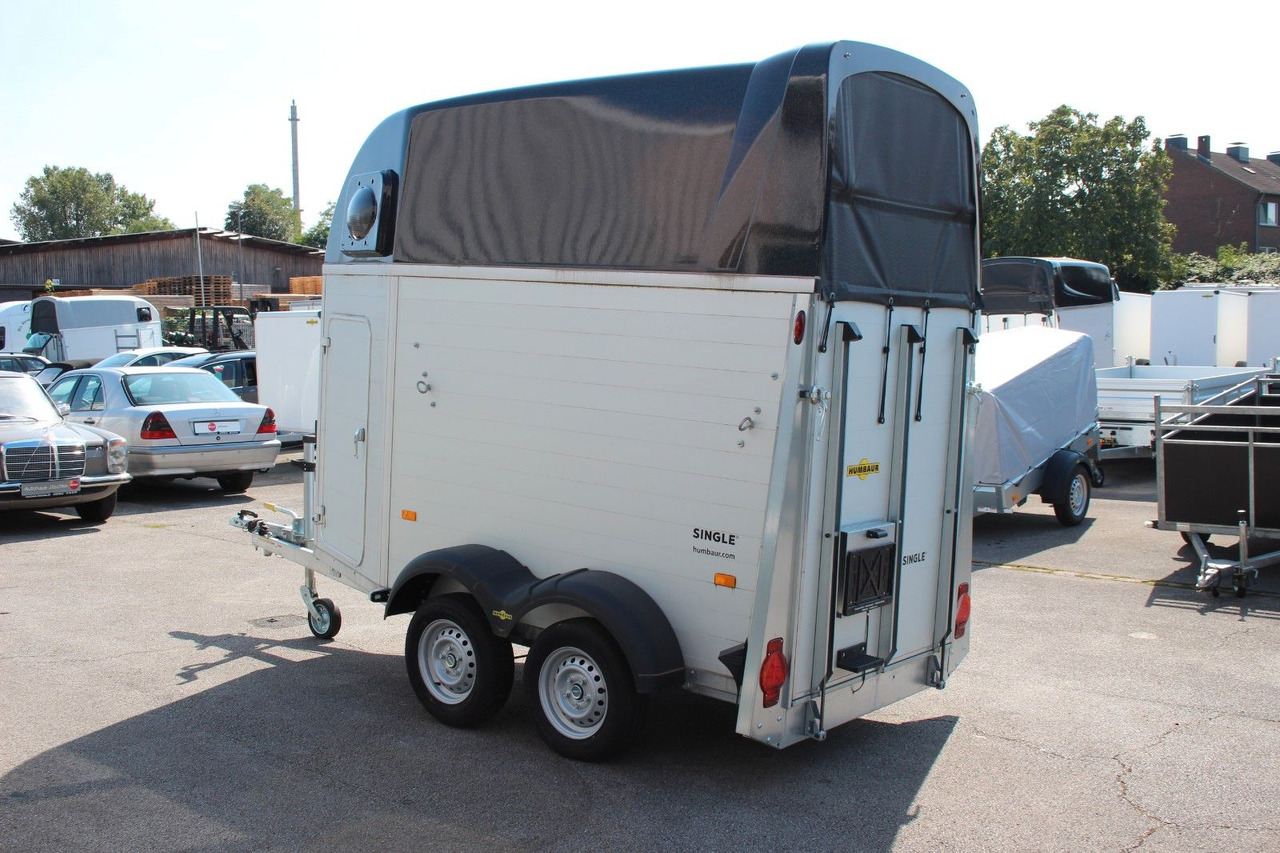 Transporte de ganado remolque Humbaur Single Alu 1600 Pferdeanhänger Sattelkammer: foto 12