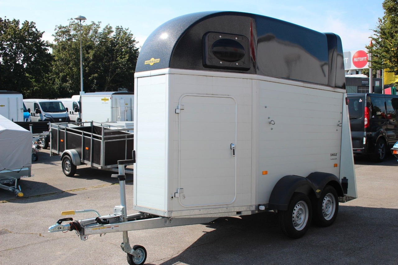 Transporte de ganado remolque Humbaur Single Alu 1600 Pferdeanhänger Sattelkammer: foto 13