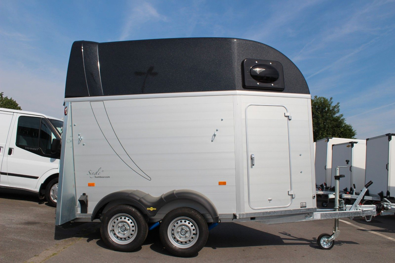 Transporte de ganado remolque Humbaur Single Alu 1600 Pferdeanhänger Sattelkammer: foto 8