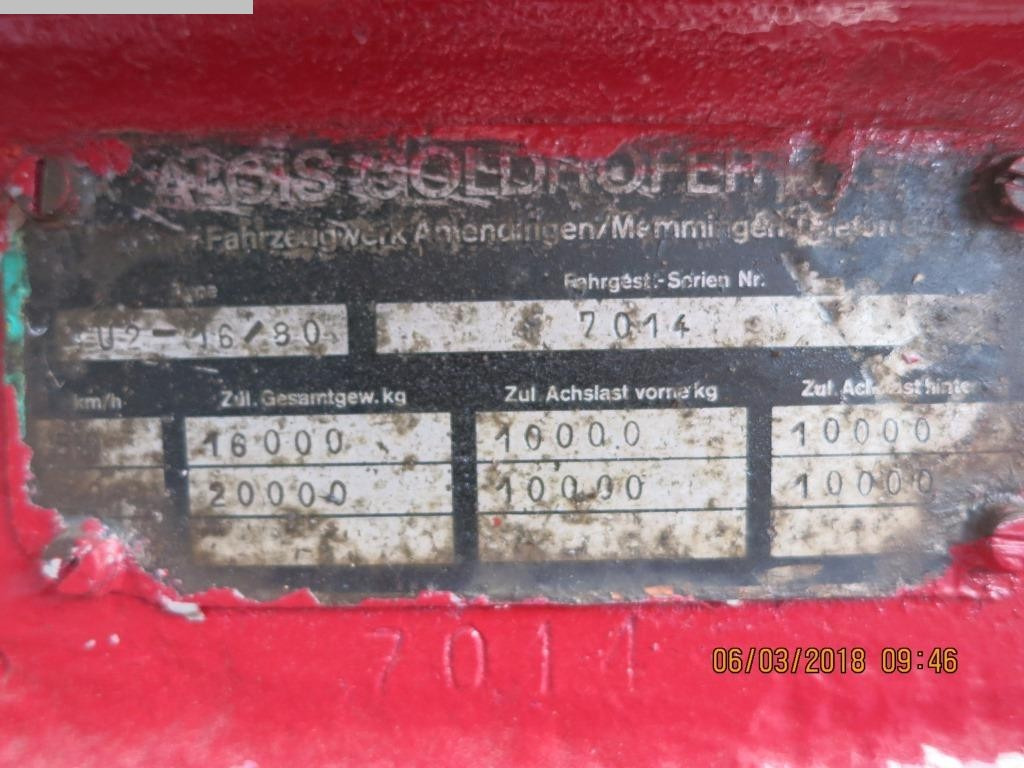 Leasing financiero de GOLDHOFER U2 16/80 leasing GOLDHOFER U2 16/80: foto 6
