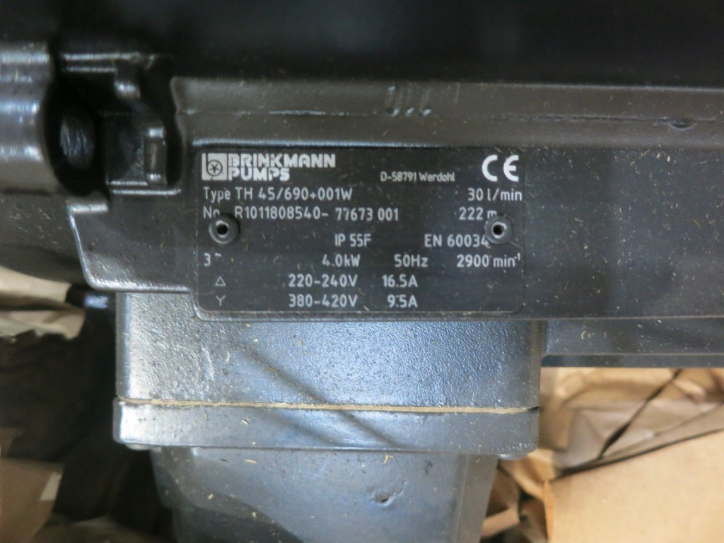 BRINKMANN TH45/690+001W - Piezas de recambio para Máquina herramienta: foto 2 BRINKMANN TH45/690+001W - Piezas de recambio para Máquina herramienta: foto 2