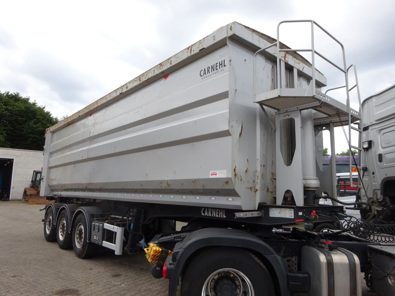 Carnehl Kipp Auflieger aus Stahl mit 3 Achsen 50 Kubik - Volquete semirremolque: foto 3 Carnehl Kipp Auflieger aus Stahl mit 3 Achsen 50 Kubik - Volquete semirremolque: foto 3