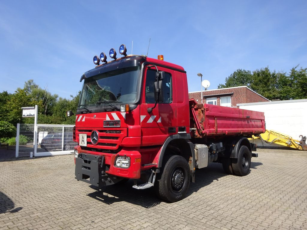 Mercedes-Benz 1832 Actros MEILLER 3Skipper4x4 mit Schneeplatte - Volquete camión: foto 1 Mercedes-Benz 1832 Actros MEILLER 3Skipper4x4 mit Schneeplatte - Volquete camión: foto 1