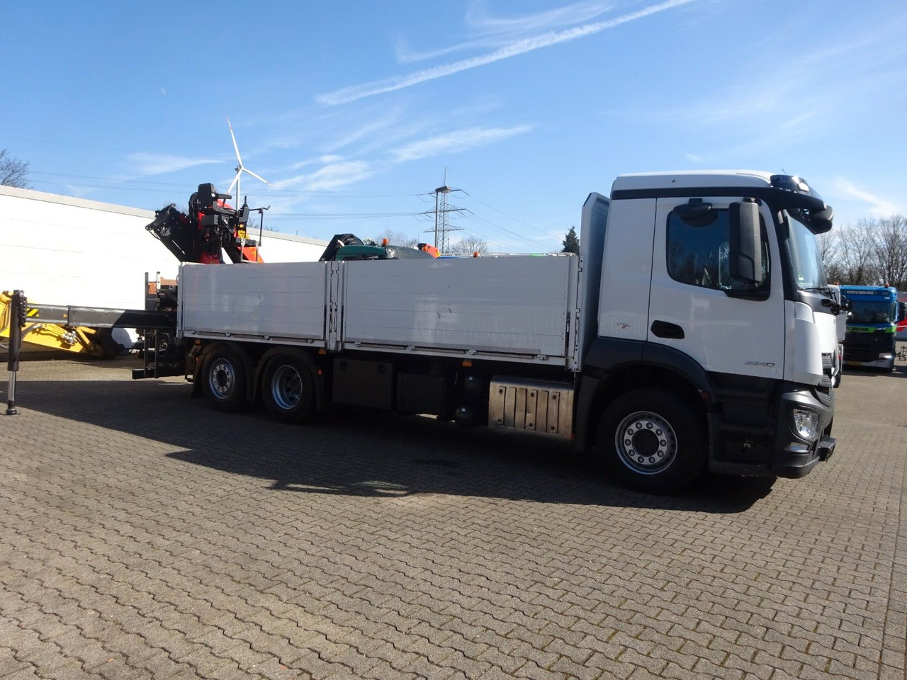 Camión grúa, Camión caja abierta nuevo Mercedes-Benz 2540 Antos  + Palfinger  20001K Hecklade-Kran: foto 13