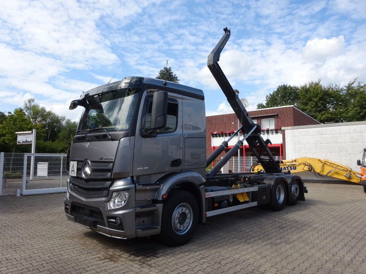 Mercedes-Benz 2545 Actros MEILLER Abroller +Lift-Lenkachse - Multibasculante camión: foto 1 Mercedes-Benz 2545 Actros MEILLER Abroller +Lift-Lenkachse - Multibasculante camión: foto 1