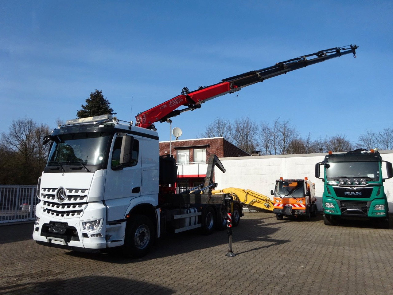 Mercedes-Benz 3248 Fassi Abroller + Fassi F275A 8x4 TRIDEM - Camión grúa: foto 5 Mercedes-Benz 3248 Fassi Abroller + Fassi F275A 8x4 TRIDEM - Camión grúa: foto 5