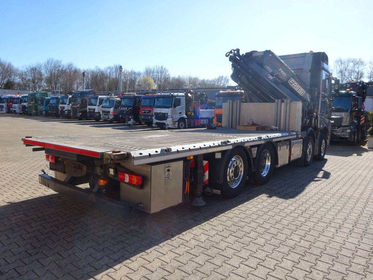 Camión grúa, Camión caja abierta nuevo Mercedes-Benz 3453  Plattform + Fassi F820 Kran  8x2 Mercedes-Benz 3453 FASSI F820 Kran 8x Hydr. Ausschub: foto 13