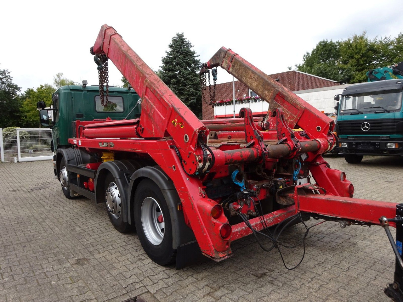 Volquete camión Scania P310 Absetzkipper MEILLER mit Lift+Lenkachse 6x2: foto 6