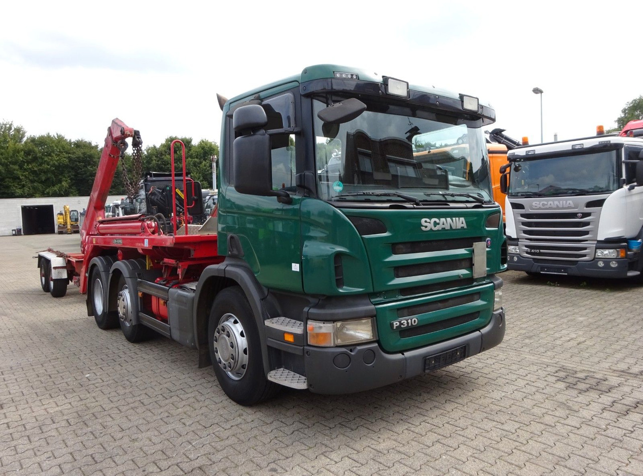 Volquete camión Scania P310 Absetzkipper MEILLER mit Lift+Lenkachse 6x2: foto 13
