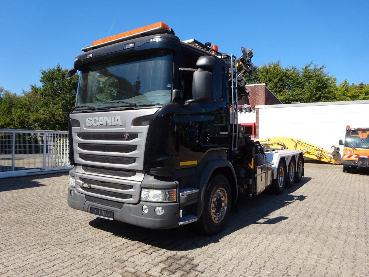 Scania R490 Abroller + HIAB 302E-6 Bj.2021 !Kran TRIDEM Scania R490 Abroller + HIAB 302E-6 Bj.2021 !Kran TRIDEM - Camión grúa, Multibasculante camión: foto 4 Scania R490 Abroller + HIAB 302E-6 Bj.2021 !Kran TRIDEM Scania R490 Abroller + HIAB 302E-6 Bj.2021 !Kran TRIDEM - Camión grúa, Multibasculante camión: foto 4