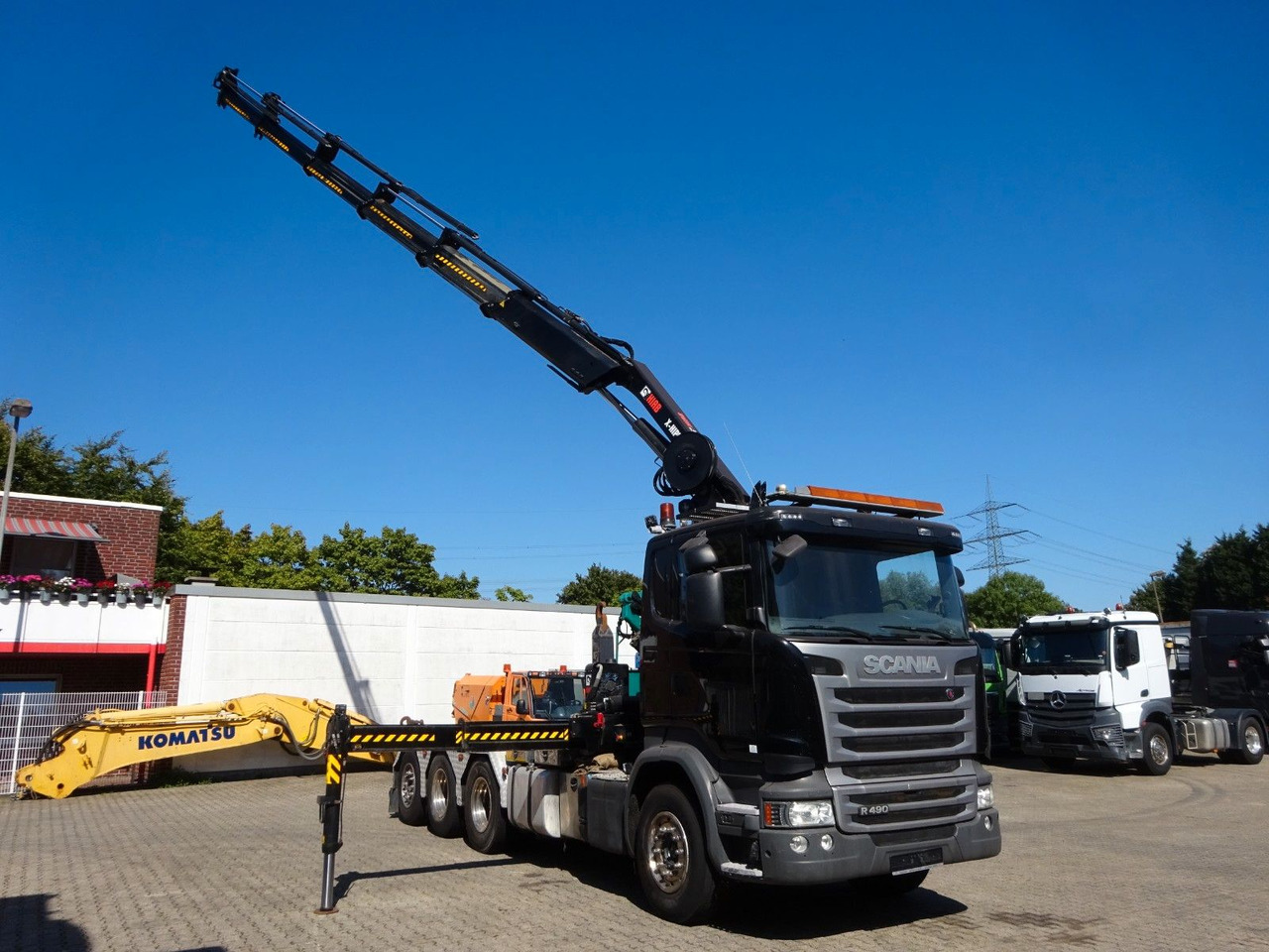 Scania R490 Abroller + HIAB 302E-6 Bj.2021 !Kran TRIDEM Scania R490 Abroller + HIAB 302E-6 Bj.2021 !Kran TRIDEM - Multibasculante camión, Camión grúa: foto 1 Scania R490 Abroller + HIAB 302E-6 Bj.2021 !Kran TRIDEM Scania R490 Abroller + HIAB 302E-6 Bj.2021 !Kran TRIDEM - Multibasculante camión, Camión grúa: foto 1