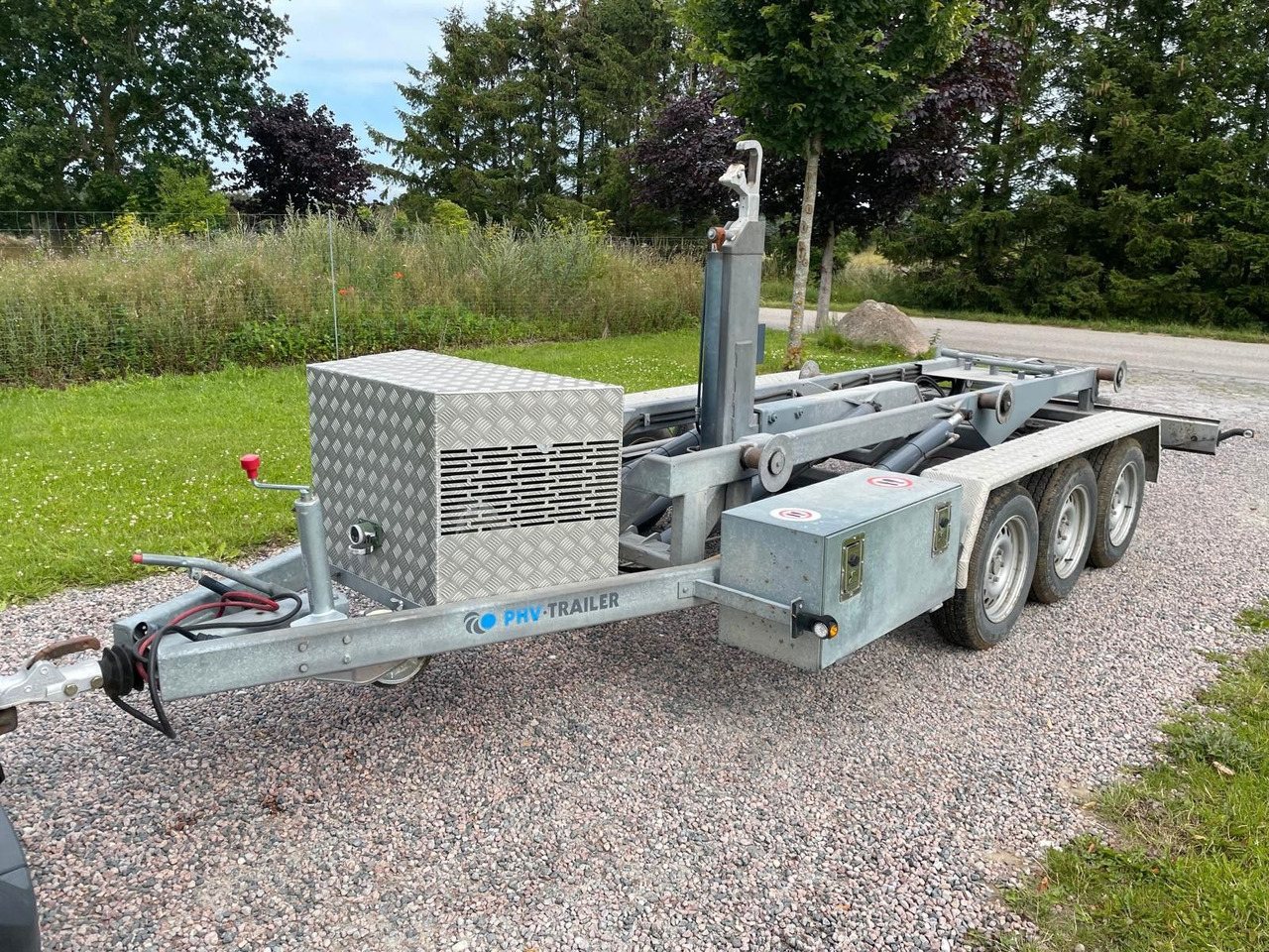 PHV hooklift trailer, EC FLEX PH1532, 3 axles - Remolque multilift/ Portacontenedores de cadenas: foto 1 PHV hooklift trailer, EC FLEX PH1532, 3 axles - Remolque multilift/ Portacontenedores de cadenas: foto 1