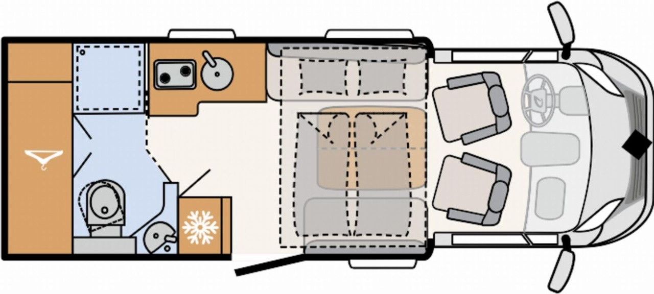 Dethleffs Just 90 T 6762 1HAND#9G#FACE2FACE#SAT-TV#AHK#TOP - Autocaravana perfilada: foto 2 Dethleffs Just 90 T 6762 1HAND#9G#FACE2FACE#SAT-TV#AHK#TOP - Autocaravana perfilada: foto 2