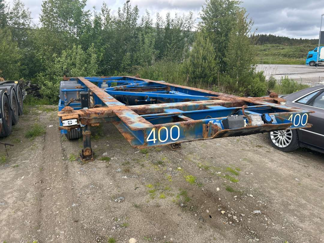 2004 Container-henger TURBO`HOET CONTAINERSEMITRAILER EU-godkjent - Portacontenedore/ Intercambiable semirremolque: foto 2 2004 Container-henger TURBO`HOET CONTAINERSEMITRAILER EU-godkjent - Portacontenedore/ Intercambiable semirremolque: foto 2