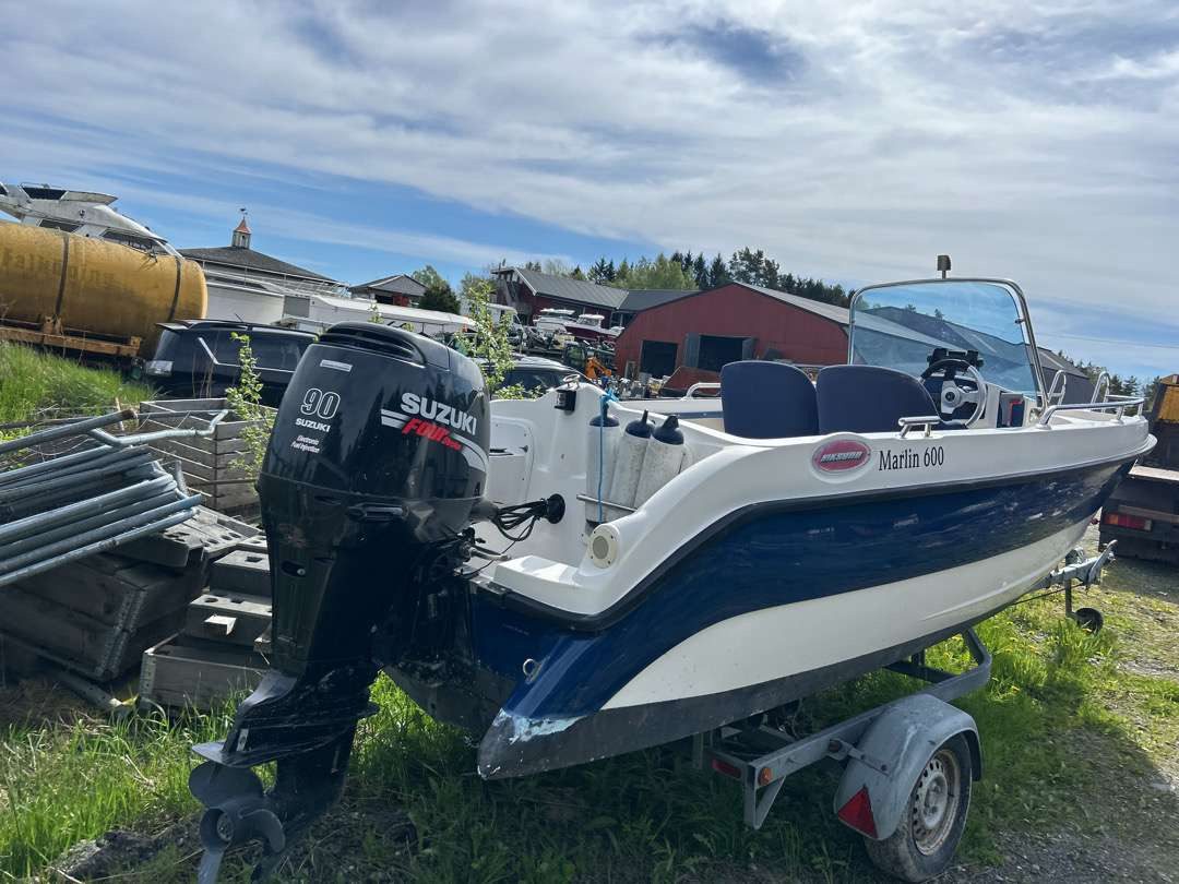 19 fots Båt Viksund Marlin 600 + båtmotor Suzuki 90 Hk - Otros: foto 3 19 fots Båt Viksund Marlin 600 + båtmotor Suzuki 90 Hk - Otros: foto 3