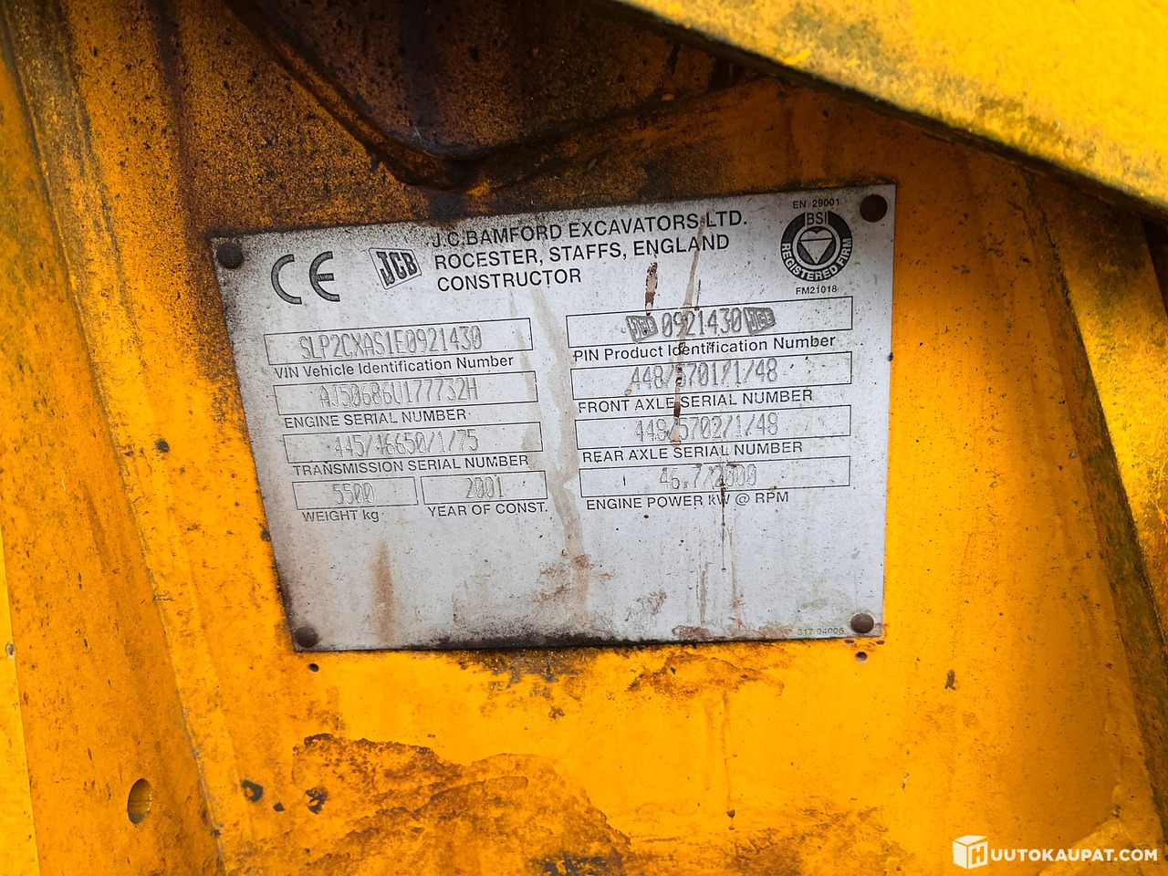 Retroexcavadora JCB 2CX-4X4/192, backhoe loader, 2001, Helsinki: foto 7