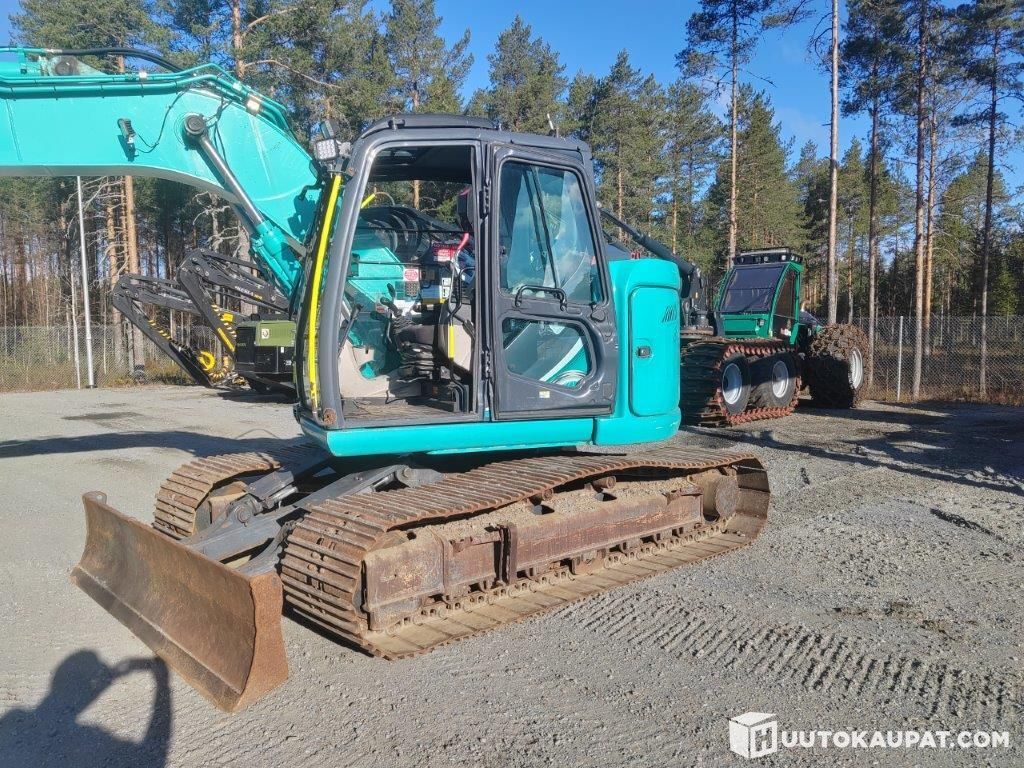 Kobelco SK 140 SRLC-5, 2018, 7,794 h crawler excavator + TMK 300 guillotine shear, Ruovesi - Excavadora de cadenas: foto 3 Kobelco SK 140 SRLC-5, 2018, 7,794 h crawler excavator + TMK 300 guillotine shear, Ruovesi - Excavadora de cadenas: foto 3