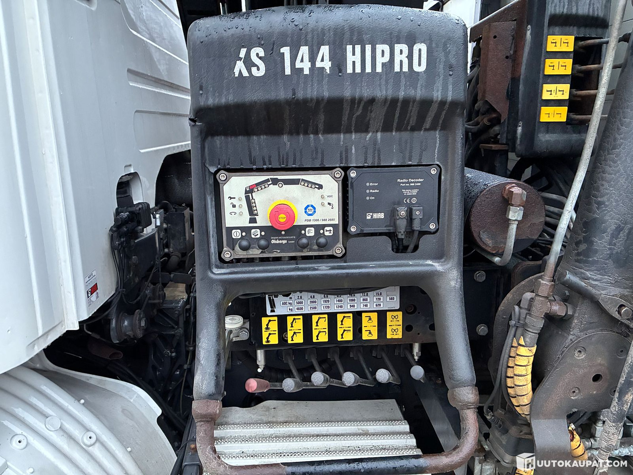 Camión caja abierta, Camión grúa Scania P320, 2016 truck + Hiab crane, Tampere: foto 11