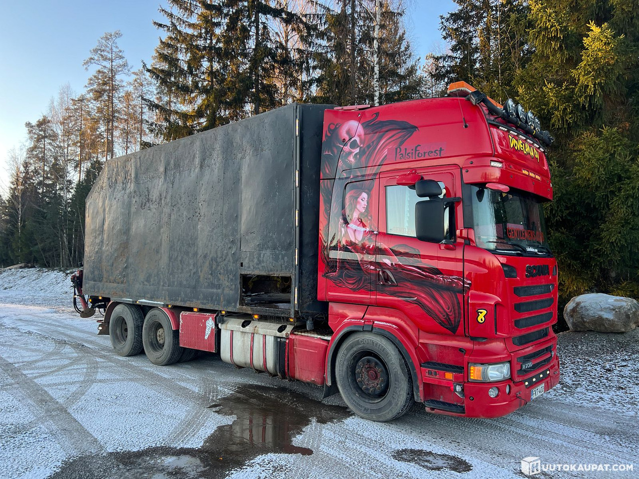 Scania R730, 2012, Hämeenlinna - Camión caja abierta, Camión grúa: foto 2 Scania R730, 2012, Hämeenlinna - Camión caja abierta, Camión grúa: foto 2