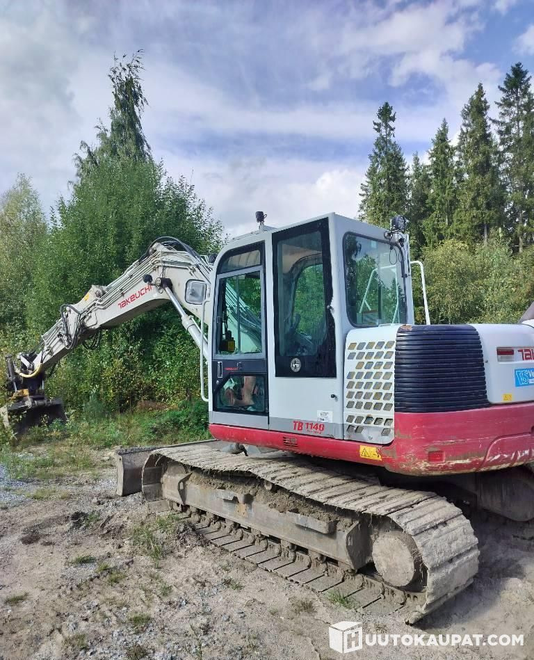 Takeuchi TB 1140, 2015, 7,800 h Tracked excavator, Ylöjärvi - Excavadora de cadenas: foto 1 Takeuchi TB 1140, 2015, 7,800 h Tracked excavator, Ylöjärvi - Excavadora de cadenas: foto 1