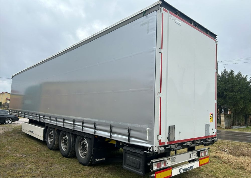Krone STANDARD 2021 podnoszona oś OPONY 70% / STAN BARDZO DOBRY / OD PIERWSZEGO WŁAŚCICIELA / PALECIARA / TOP / sprowadzona z Niemiec !! - Semirremolque lona: foto 5 Krone STANDARD 2021 podnoszona oś OPONY 70% / STAN BARDZO DOBRY / OD PIERWSZEGO WŁAŚCICIELA / PALECIARA / TOP / sprowadzona z Niemiec !! - Semirremolque lona: foto 5