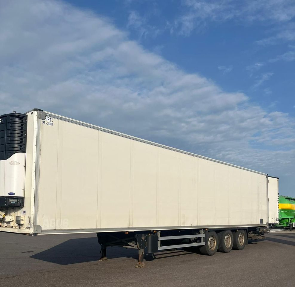 Schmitz Cargobull CARRIER MAXIMA 1300 / WINDA / DOPPEL STOCK / ŚCIANA GRODZIOWA / BELKI / PODNOSZONA OŚ / z Niemiec / TOP STAN 2011/ CARRIER CHŁODNIA CHLODNIA LODÓWKA PODWÓJNY ZAŁADUNEK PIĘTROWA - Frigorífico semirremolque: foto 1 Schmitz Cargobull CARRIER MAXIMA 1300 / WINDA / DOPPEL STOCK / ŚCIANA GRODZIOWA / BELKI / PODNOSZONA OŚ / z Niemiec / TOP STAN 2011/ CARRIER CHŁODNIA CHLODNIA LODÓWKA PODWÓJNY ZAŁADUNEK PIĘTROWA - Frigorífico semirremolque: foto 1