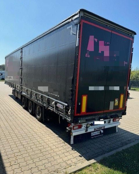 Schmitz Cargobull MEGA MULDA z Niemiec UNIKAT GABARYT pod plandeką / OŚ PODNOSZONA / ładne opony / od pierwszego właściciela / POSZERZANA / OKAZJA / RSAB - Semirremolque lona: foto 2 Schmitz Cargobull MEGA MULDA z Niemiec UNIKAT GABARYT pod plandeką / OŚ PODNOSZONA / ładne opony / od pierwszego właściciela / POSZERZANA / OKAZJA / RSAB - Semirremolque lona: foto 2