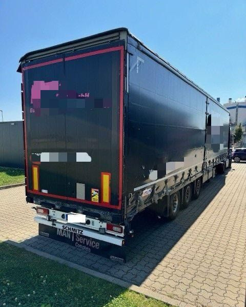 Schmitz Cargobull MEGA MULDA z Niemiec UNIKAT GABARYT pod plandeką / OŚ PODNOSZONA / ładne opony / od pierwszego właściciela / POSZERZANA / OKAZJA / RSAB - Semirremolque lona: foto 3 Schmitz Cargobull MEGA MULDA z Niemiec UNIKAT GABARYT pod plandeką / OŚ PODNOSZONA / ładne opony / od pierwszego właściciela / POSZERZANA / OKAZJA / RSAB - Semirremolque lona: foto 3