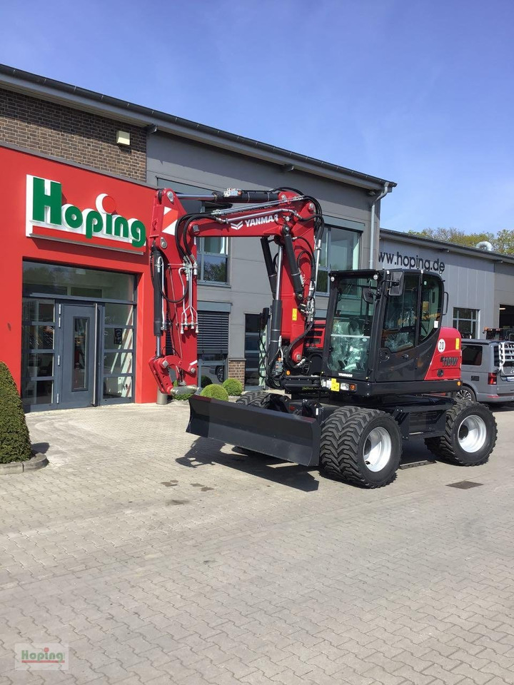 Yanmar B110W - Excavadora de ruedas: foto 1 Yanmar B110W - Excavadora de ruedas: foto 1