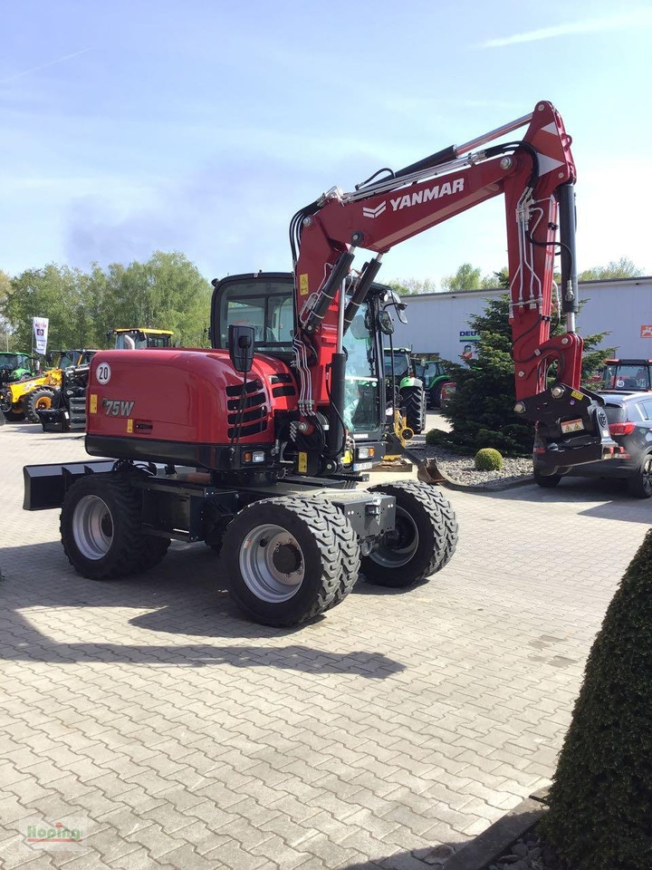 Excavadora de ruedas Yanmar B75W: foto 6