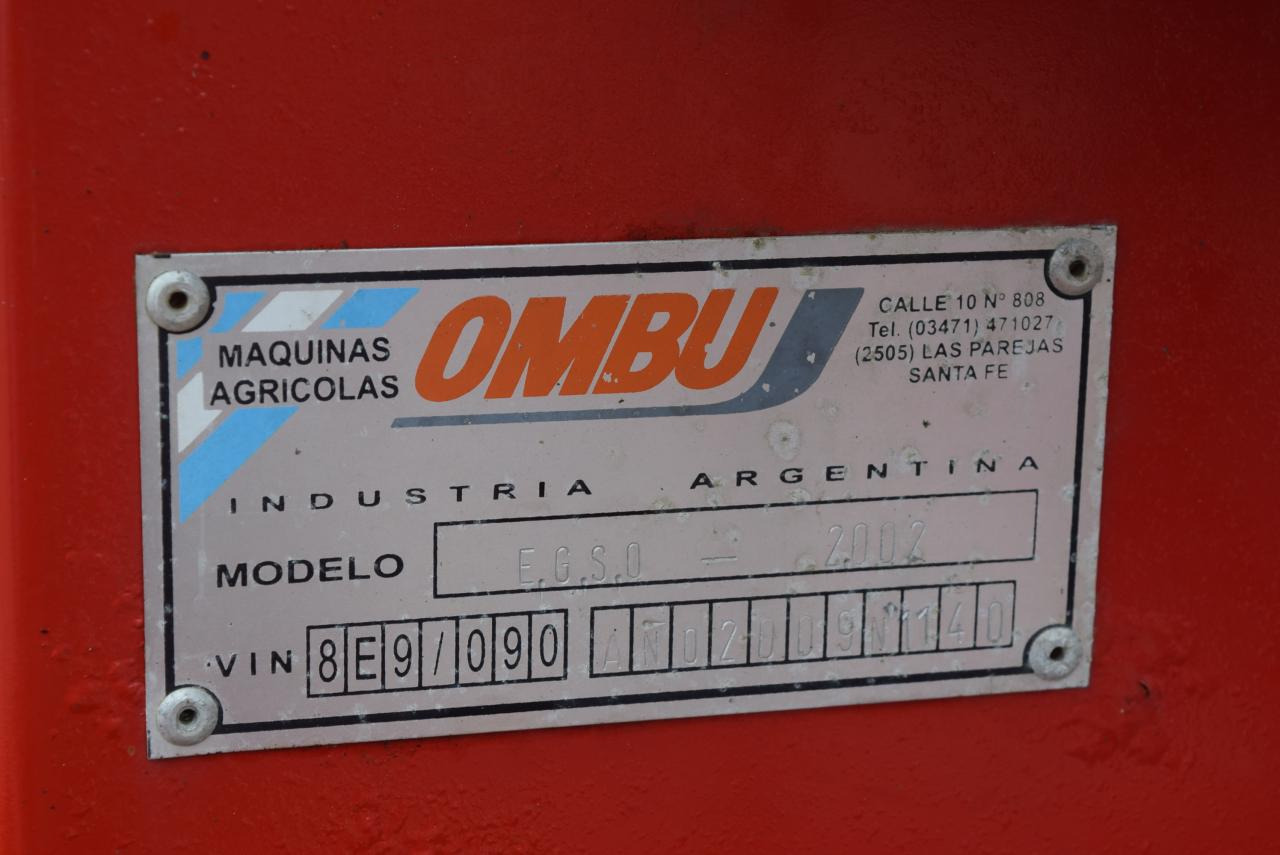Equipo poscosecha Schlauchpresse/Schlauchsilierung Embolsadoras Ombu EGSO 2002: foto 8