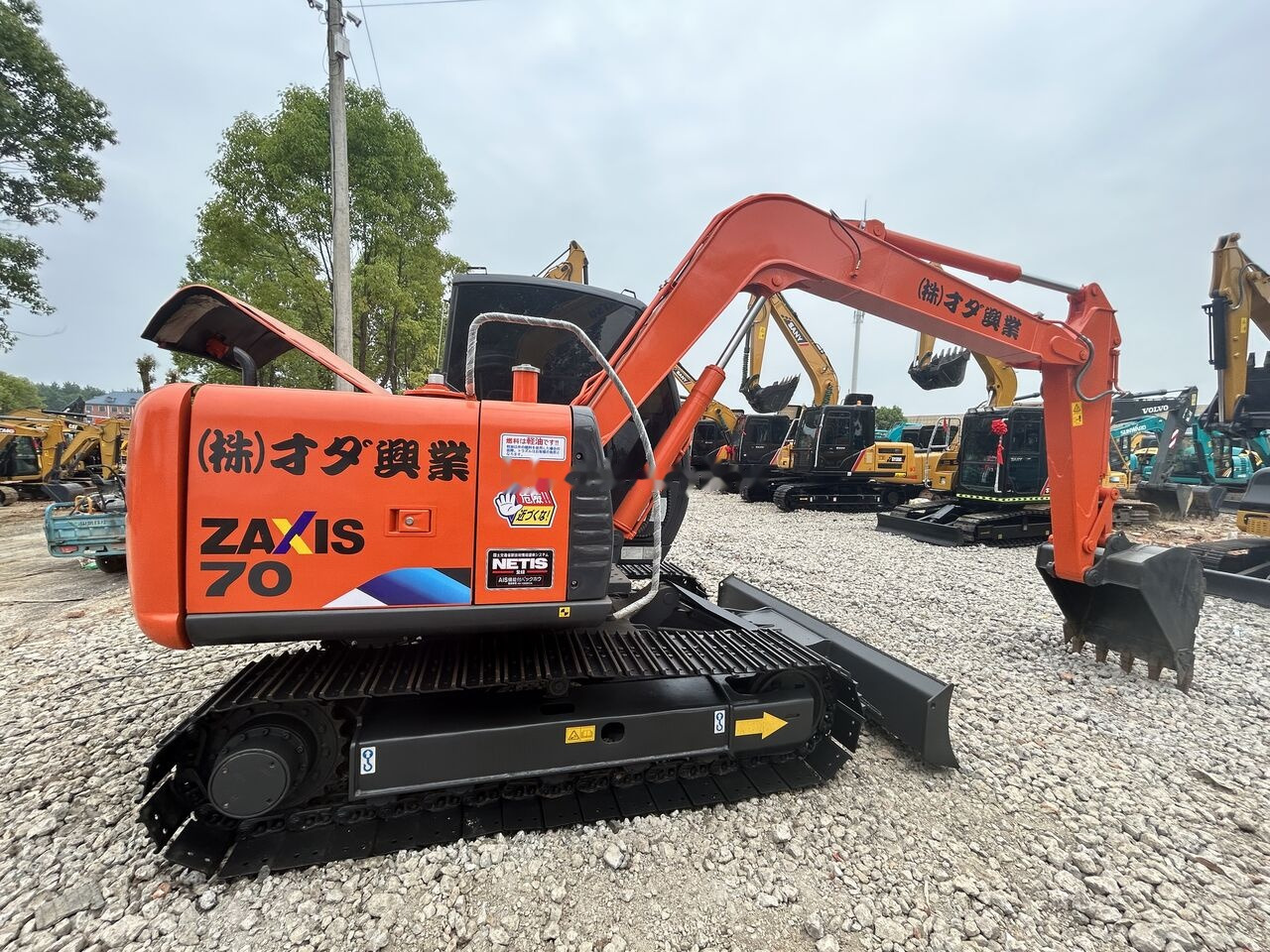 Excavadora de cadenas Hitachi zx70: foto 8
