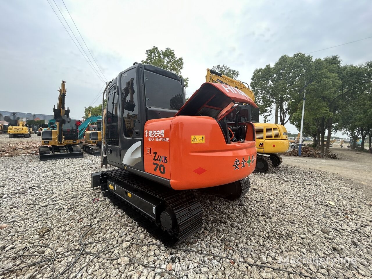 Excavadora de cadenas Hitachi zx70: foto 11