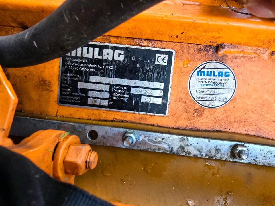 Desbrozadora de martillos Mulag Mulchkopf MK 1200 bj. 2021  Mähkorb für Mähausleger MKM FME DUA UNA Böschungsmäher Böschungsmulcher Unimog: foto 6