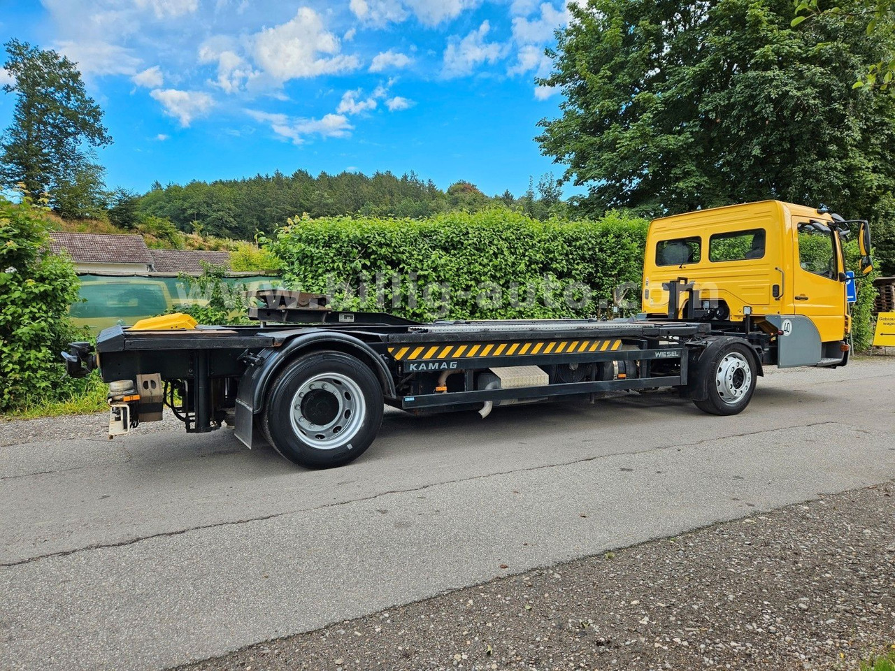 Mercedes-Benz Kamag * WBH 25 * Wiesel * Umsetzer * Sattelkupp. - Portacontenedore/ Intercambiable camión: foto 4 Mercedes-Benz Kamag * WBH 25 * Wiesel * Umsetzer * Sattelkupp. - Portacontenedore/ Intercambiable camión: foto 4