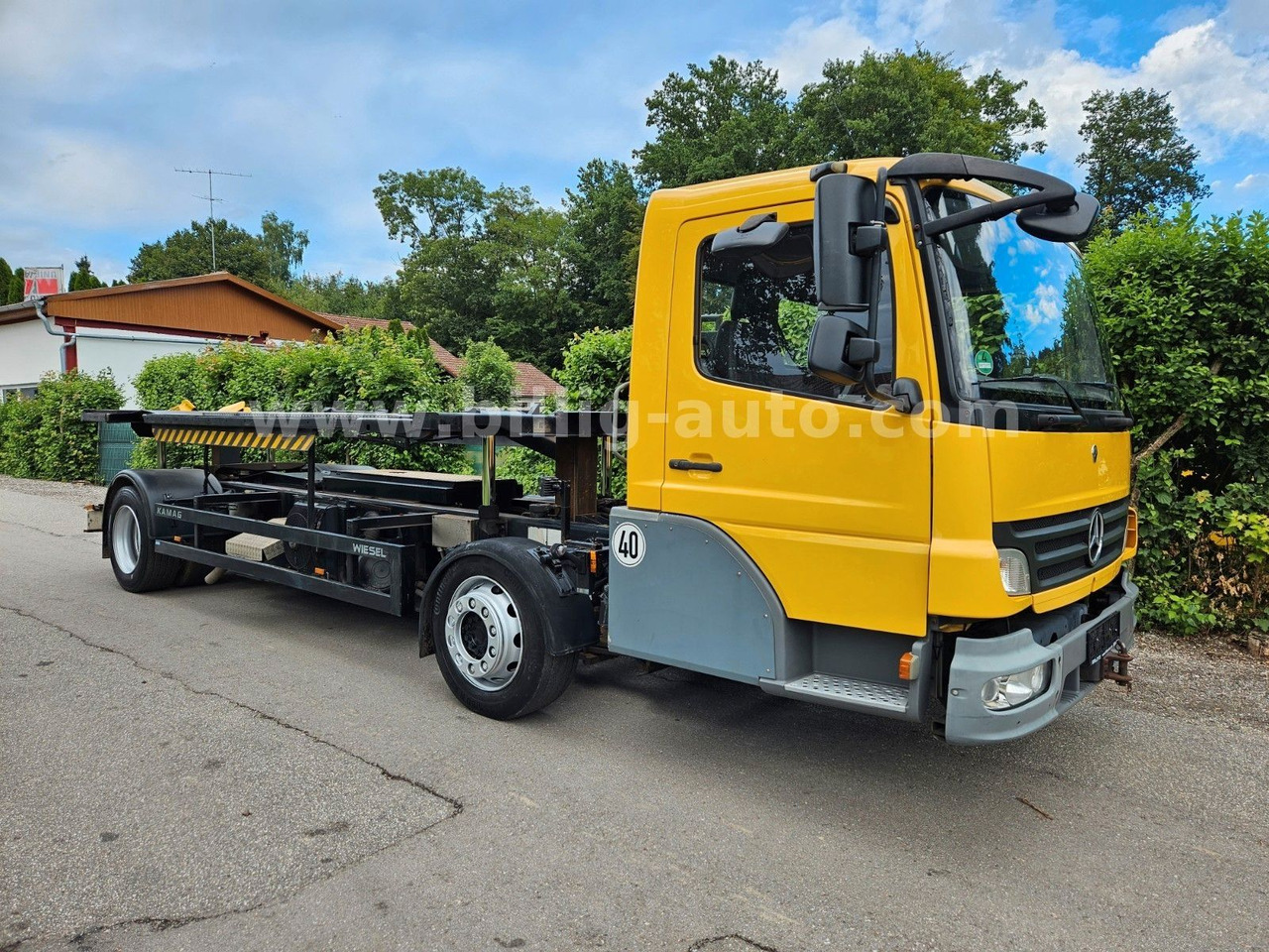 Mercedes-Benz Kamag * WBH 25 * Wiesel * Umsetzer * Sattelkupp. - Portacontenedore/ Intercambiable camión: foto 2 Mercedes-Benz Kamag * WBH 25 * Wiesel * Umsetzer * Sattelkupp. - Portacontenedore/ Intercambiable camión: foto 2
