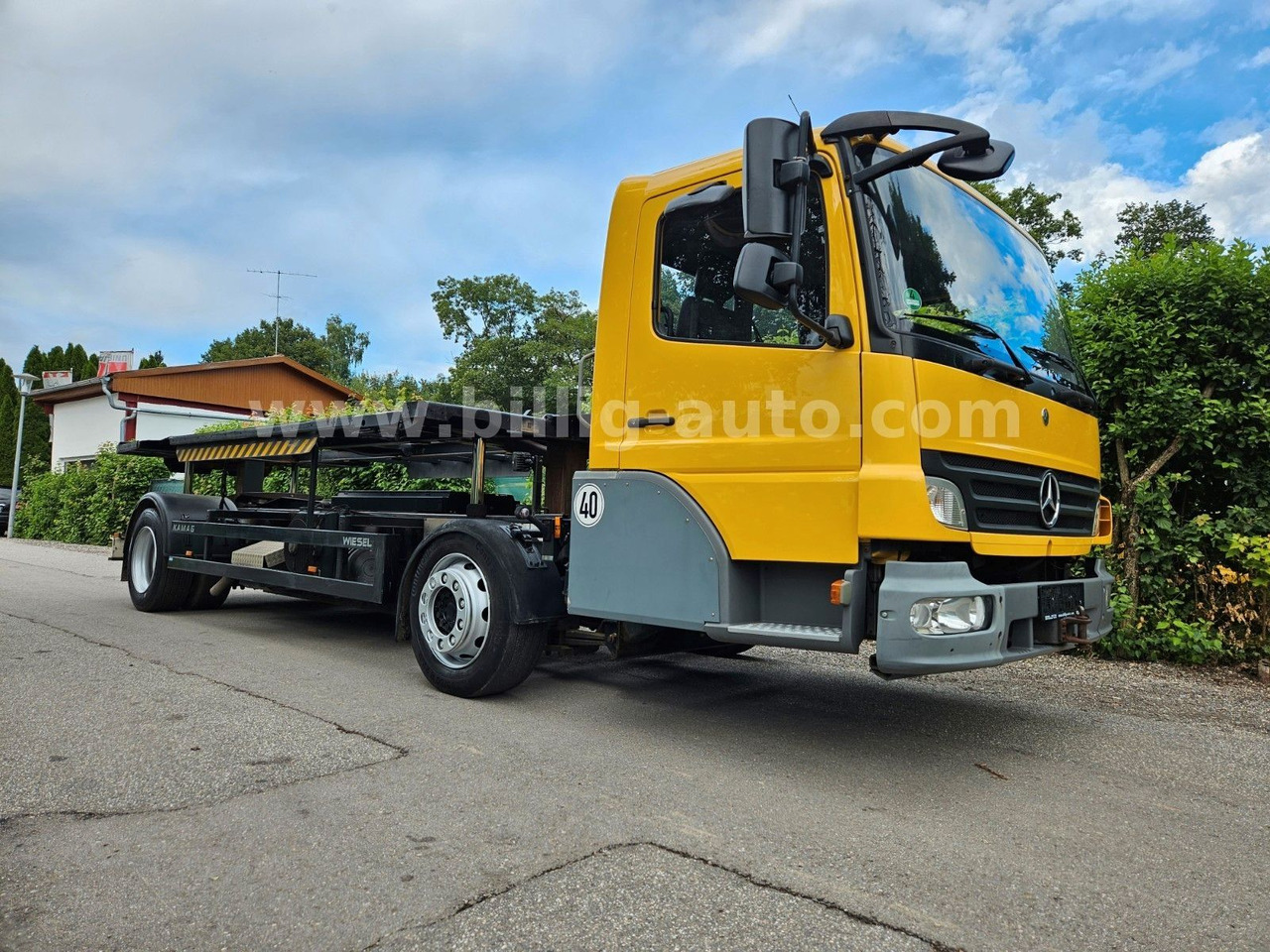 Mercedes-Benz Kamag * WBH 25 * Wiesel * Umsetzer * Sattelkupp. - Portacontenedore/ Intercambiable camión: foto 1 Mercedes-Benz Kamag * WBH 25 * Wiesel * Umsetzer * Sattelkupp. - Portacontenedore/ Intercambiable camión: foto 1