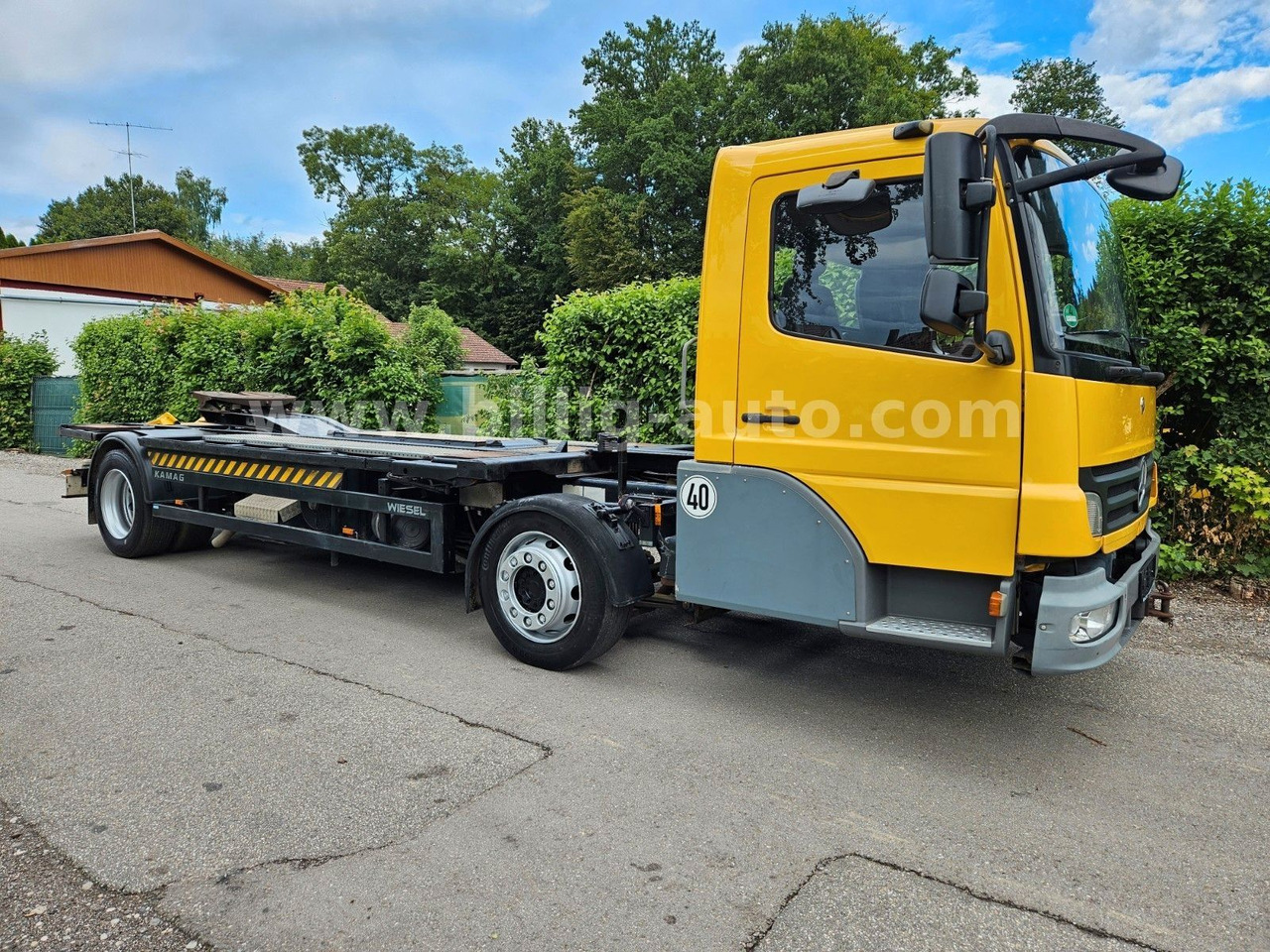 Mercedes-Benz Kamag * WBH 25 * Wiesel * Umsetzer * Sattelkupp. - Portacontenedore/ Intercambiable camión: foto 3 Mercedes-Benz Kamag * WBH 25 * Wiesel * Umsetzer * Sattelkupp. - Portacontenedore/ Intercambiable camión: foto 3