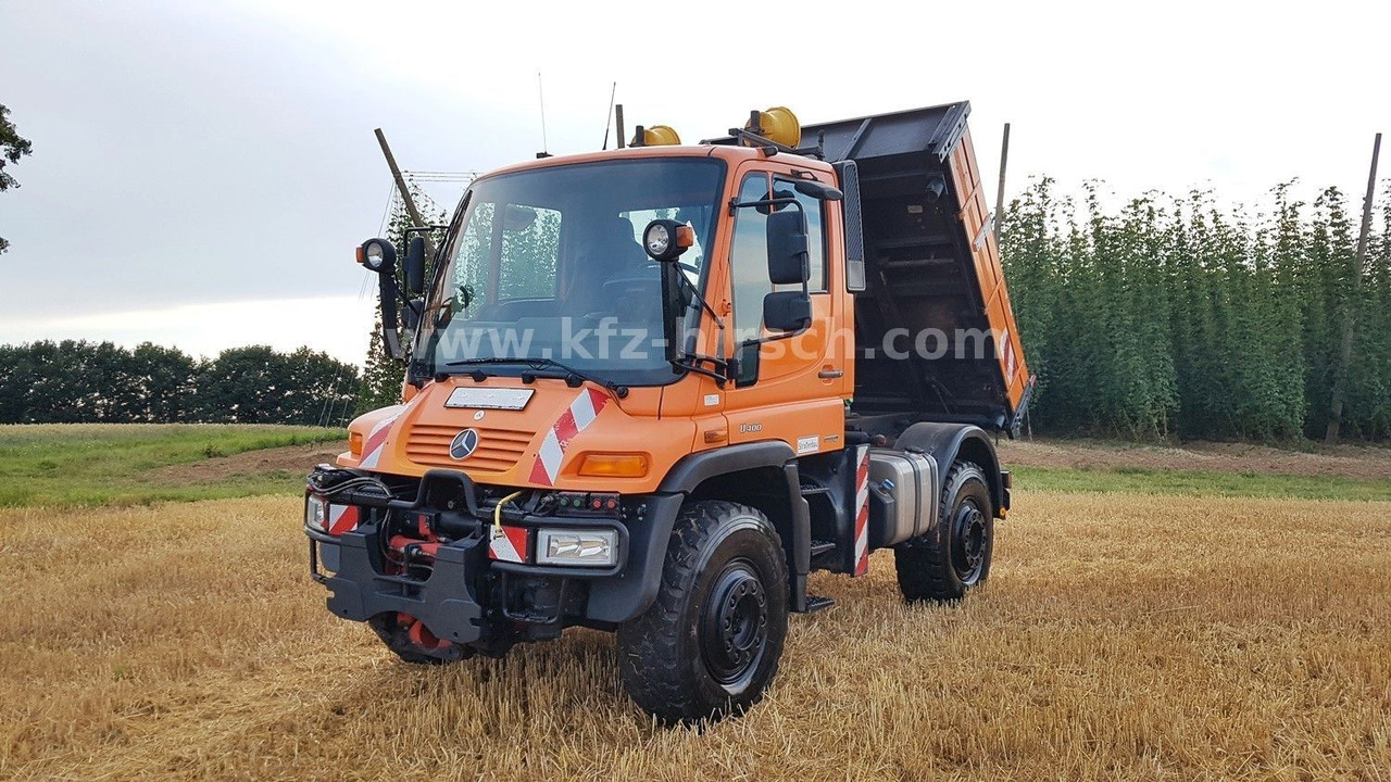 Unimog U400 405/12*HYDROSTAT*VARIOPILOT*Euro4*Kipper - Volquete camión: foto 1 Unimog U400 405/12*HYDROSTAT*VARIOPILOT*Euro4*Kipper - Volquete camión: foto 1