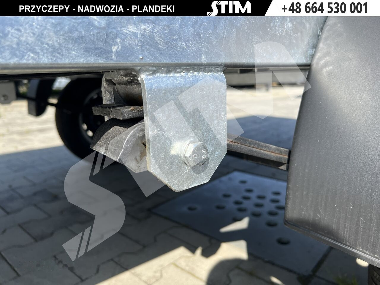 Remolque de coche nuevo Stim S11-075/2813R + przednia burta otwierana: foto 9
