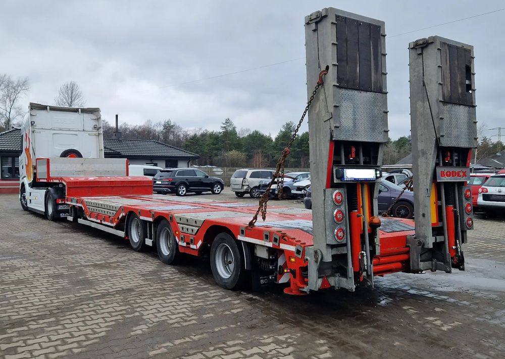 Bodex NACZEPA NISKOPODŁOGOWA ROZSUWANA 3 OSIE LAWETA ZESTAW - Góndola rebajadas semirremolque: foto 1 Bodex NACZEPA NISKOPODŁOGOWA ROZSUWANA 3 OSIE LAWETA ZESTAW - Góndola rebajadas semirremolque: foto 1