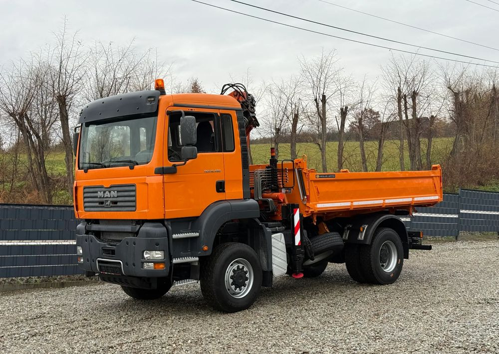 MAN * MAN 18 480 * KIPER WYWROTKA * 4x4 * HDS ATLAS 85* STAN BARDZO DOBRY * Sprowadzony - Volquete camión: foto 2 MAN * MAN 18 480 * KIPER WYWROTKA * 4x4 * HDS ATLAS 85* STAN BARDZO DOBRY * Sprowadzony - Volquete camión: foto 2