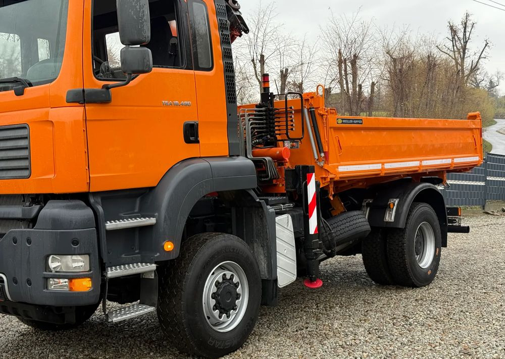 MAN * MAN 18 480 * KIPER WYWROTKA * 4x4 * HDS ATLAS 85* STAN BARDZO DOBRY * Sprowadzony - Volquete camión: foto 5 MAN * MAN 18 480 * KIPER WYWROTKA * 4x4 * HDS ATLAS 85* STAN BARDZO DOBRY * Sprowadzony - Volquete camión: foto 5