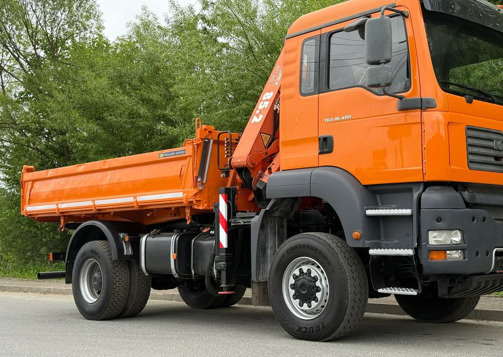 MAN * MAN 18 480 * KIPER WYWROTKA * 4x4 * HDS ATLAS 85* STAN BARDZO DOBRY * Sprowadzony - Volquete camión: foto 5 MAN * MAN 18 480 * KIPER WYWROTKA * 4x4 * HDS ATLAS 85* STAN BARDZO DOBRY * Sprowadzony - Volquete camión: foto 5