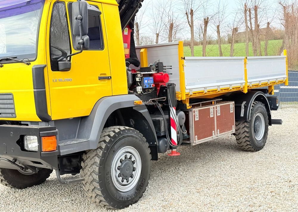 Volquete camión MAN * MAN LE 18.280 * HDS HMF 1560 * Kiper Wywrotka * 4x4 * Sprowadzony * Energetyka *: foto 6 Volquete camión MAN * MAN LE 18.280 * HDS HMF 1560 * Kiper Wywrotka * 4x4 * Sprowadzony * Energetyka *: foto 6