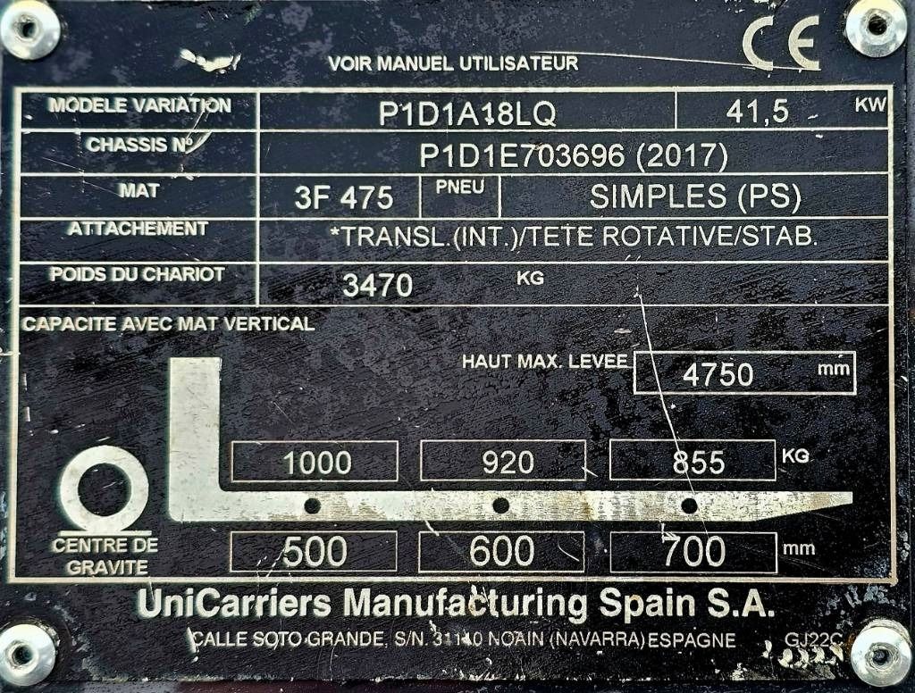 Leasing financiero de UniCarriers DX 18 P1D1A18LQ leasing UniCarriers DX 18 P1D1A18LQ: foto 9 Leasing financiero de UniCarriers DX 18 P1D1A18LQ leasing UniCarriers DX 18 P1D1A18LQ: foto 9