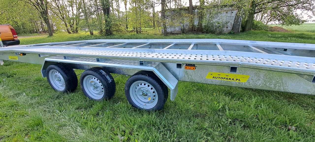 LAWETA Z NAJAZDAMI NA 2 AUTA 8,5x2M DMC 3500, 3 OSIE / CAR TRANSPORTER WITH RAMPS FOR 2 CARS 8.5x2M DMC 3500, 3 AXLES - Portavehículos remolque: foto 5 LAWETA Z NAJAZDAMI NA 2 AUTA 8,5x2M DMC 3500, 3 OSIE / CAR TRANSPORTER WITH RAMPS FOR 2 CARS 8.5x2M DMC 3500, 3 AXLES - Portavehículos remolque: foto 5
