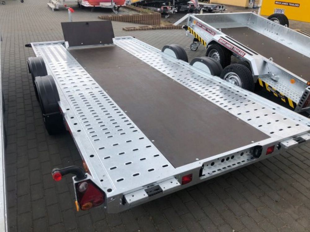 PRZYCZEPA LAWETA BJT A4 TRANSPORTER 4,5x2, 2 OSIE, 3T / BJT A4 TRANSPORTER FLATBED TRAILER 4.5x2, 2 AXLES, 3T - Portavehículos remolque: foto 2 PRZYCZEPA LAWETA BJT A4 TRANSPORTER 4,5x2, 2 OSIE, 3T / BJT A4 TRANSPORTER FLATBED TRAILER 4.5x2, 2 AXLES, 3T - Portavehículos remolque: foto 2